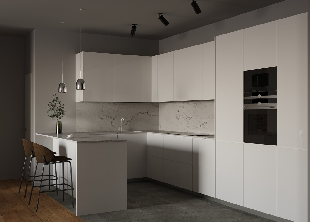 Обложка проекта: Кухня- гостиная