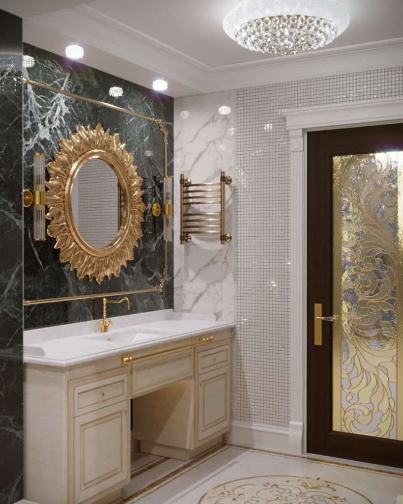 Дворцовый интерьер в загородных апартаментах