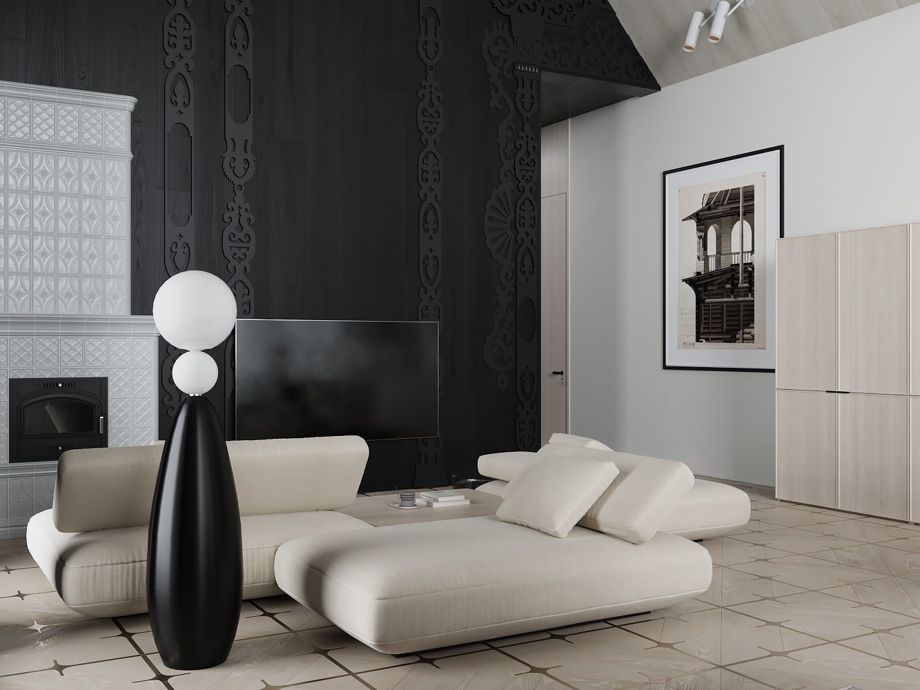 Загородный дом в Новом Русском стиле