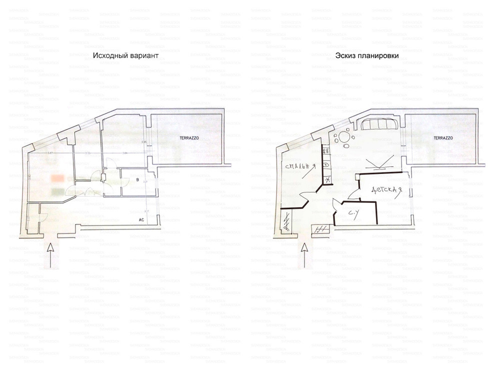 Идеи перепланировки для многокомнатных квартир