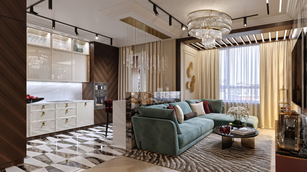 ЖК Тимирязевский, кухня-гостиная