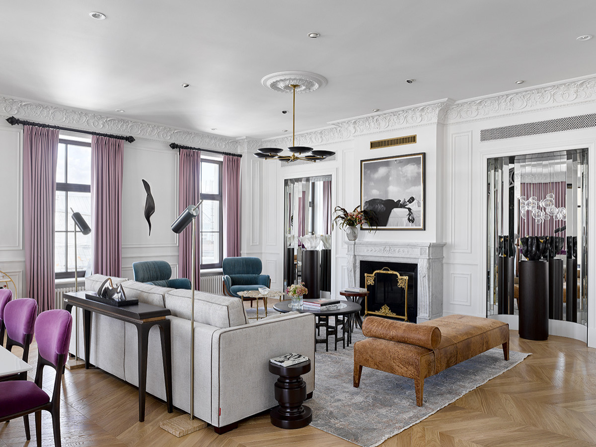 Фотосъемка интерьера апартаментов в центре Москвы для AD