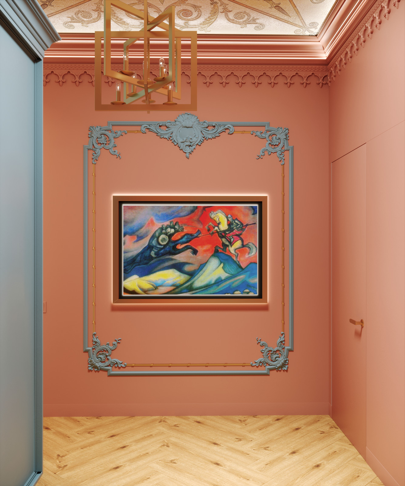 HÉ 210 // ЖК Серебряный фонтан, Москва, 91 м²