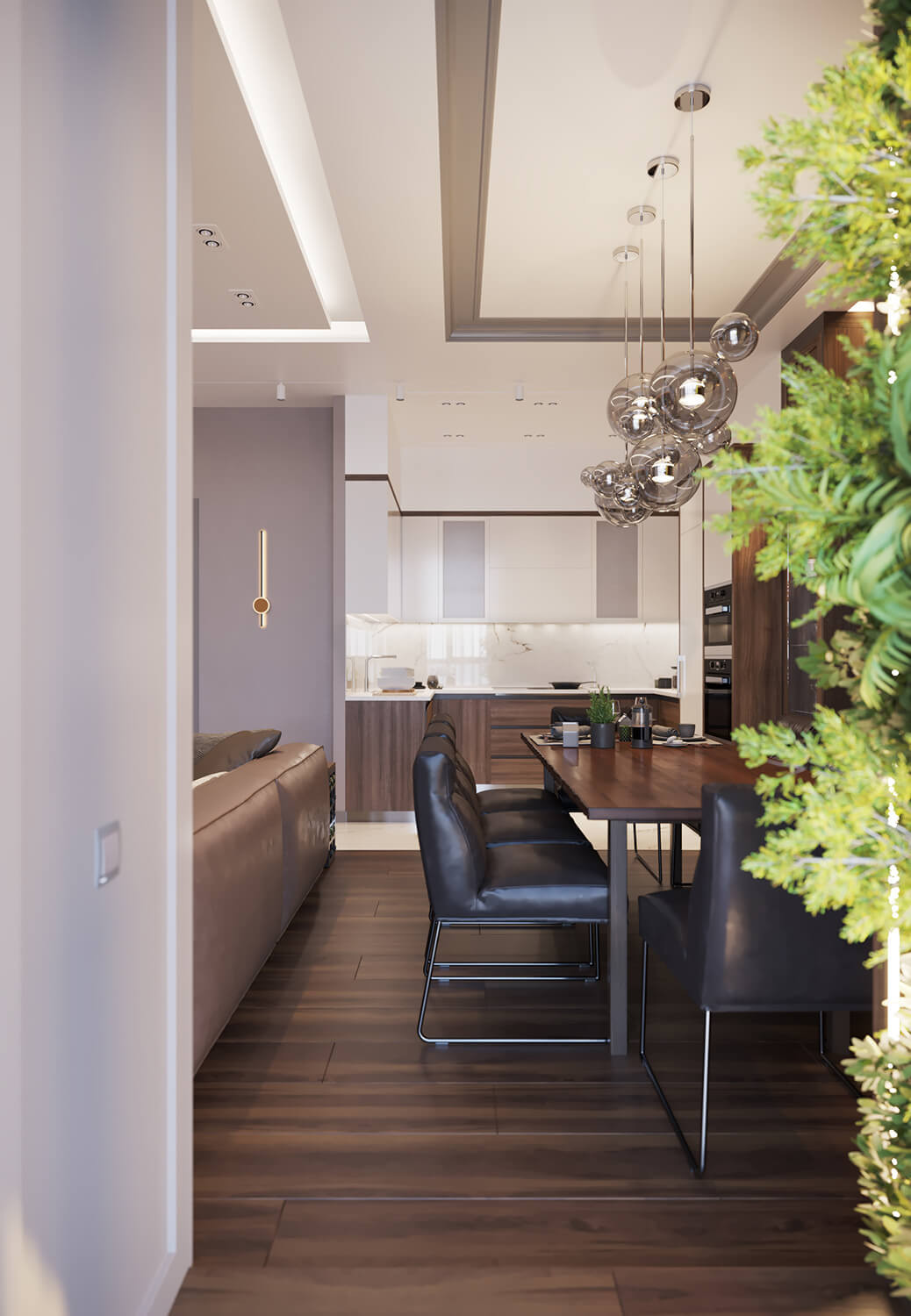 Дизайн интерьера квартиры. Walnut studio