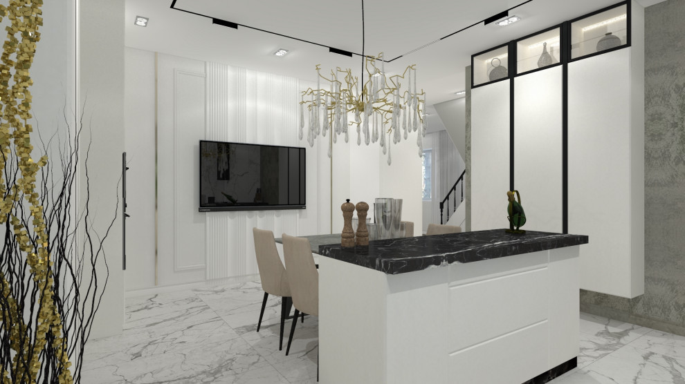 ДОМ В РОСЛАВЛЕ В СИНИХ ОТТЕНКАХ