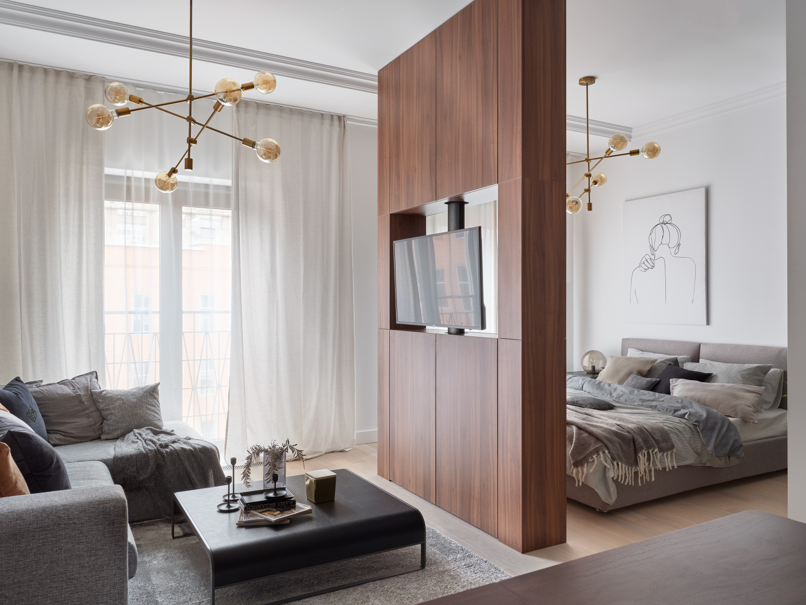 Современная квартира для аренды. Дизайнер Дарья Рыбак