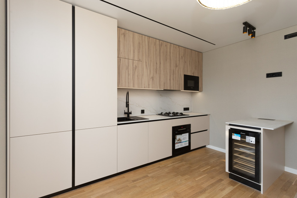 Обложка проекта: Современная кухня на ул. Озерной