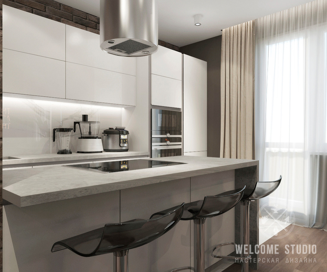 Трёхкомнатная квартира «Urban Jungle» в г. Москва