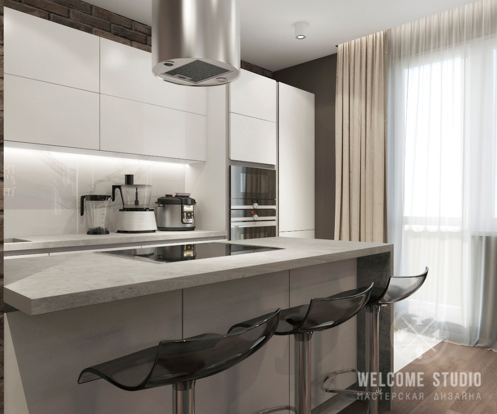 Трёхкомнатная квартира «Urban Jungle» в г. Москва