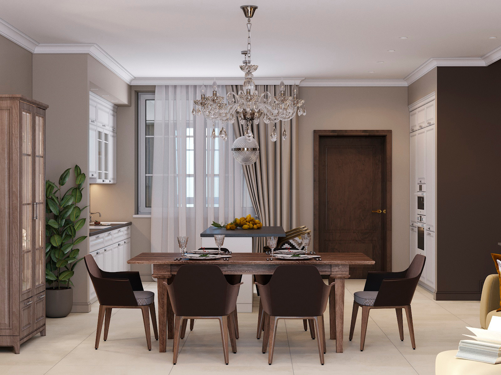 Гостиная в частном доме