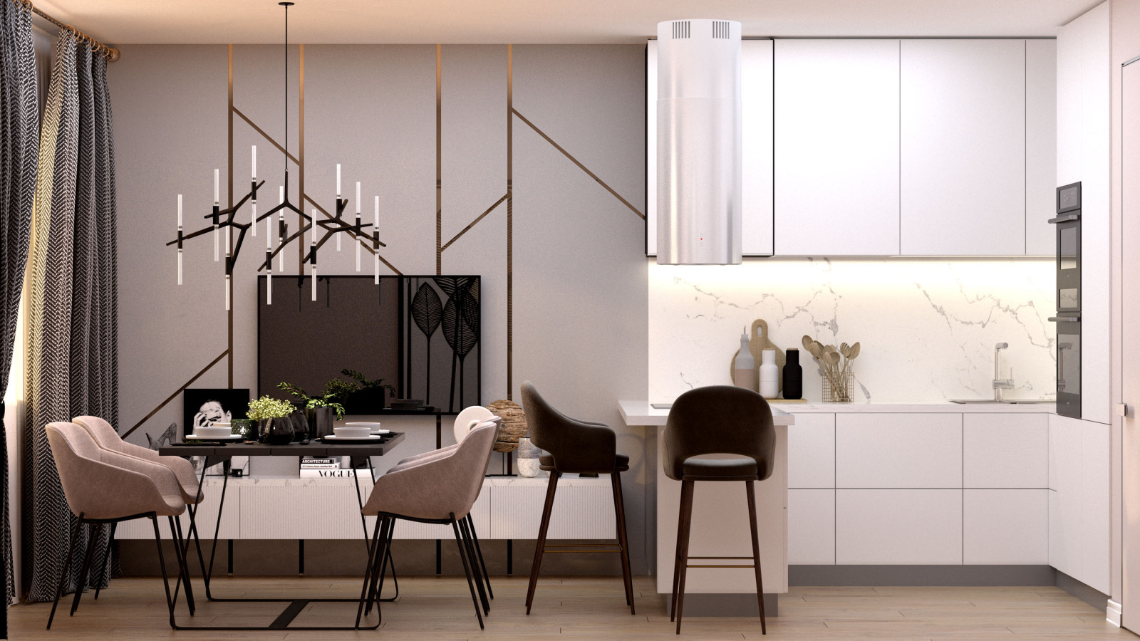 Кухня- столовая