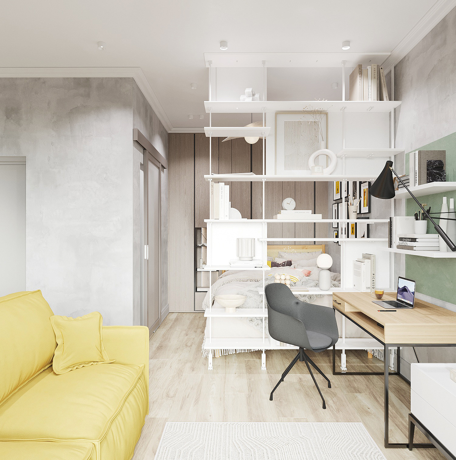 Студия для молодой девушки в Москве