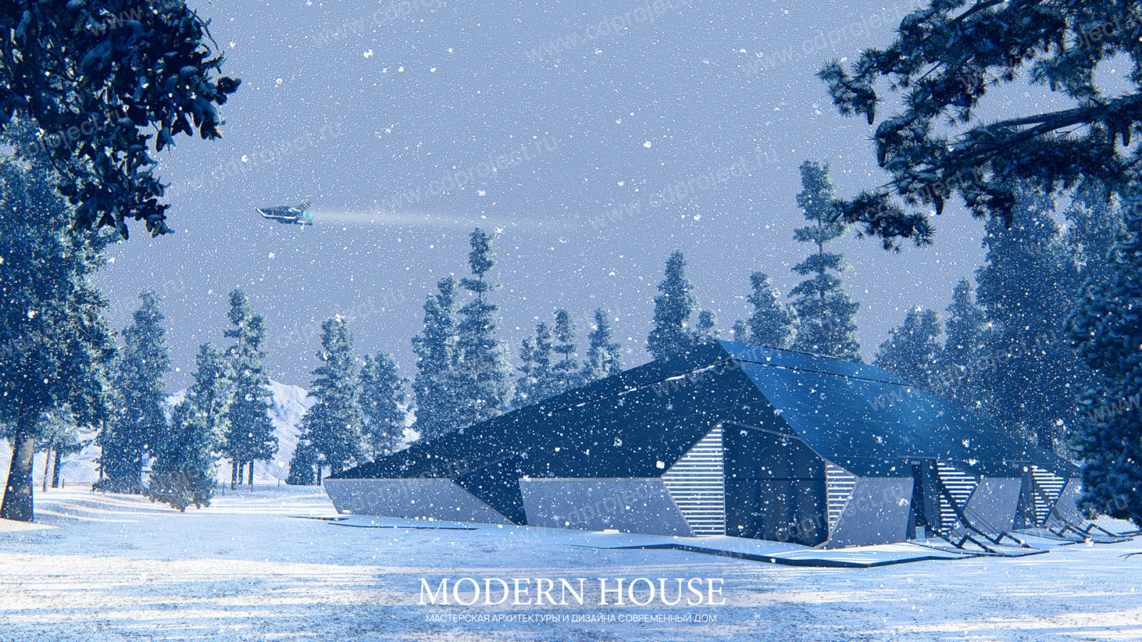CYBERHOUSE (Christmas visualization)