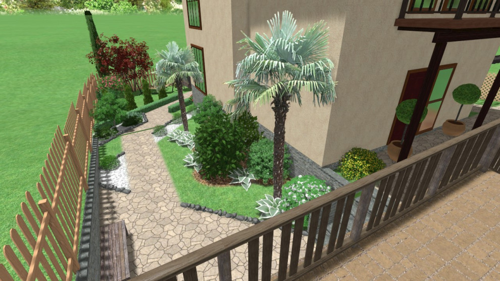 Приусадебный участок индивидуального жилого дома