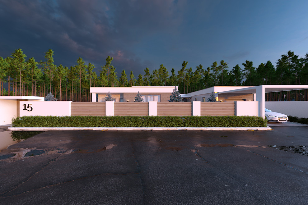 Обложка проекта: Дом с плоской крышей