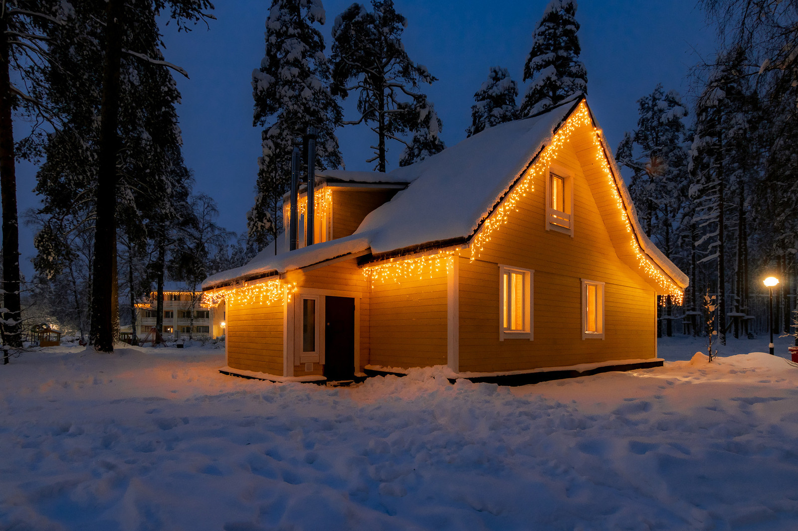 База отдыха "Радуга". Зимняя сказка