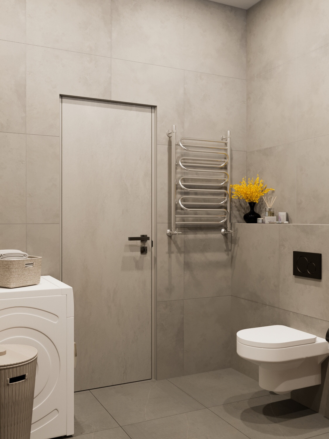 Обложка проекта: Минималистичный лофт в ЖК Невский