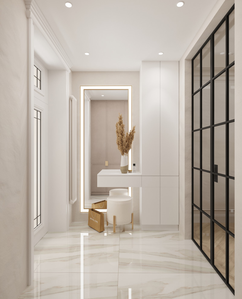 Современный таунхаус в теплой бежевой гамме