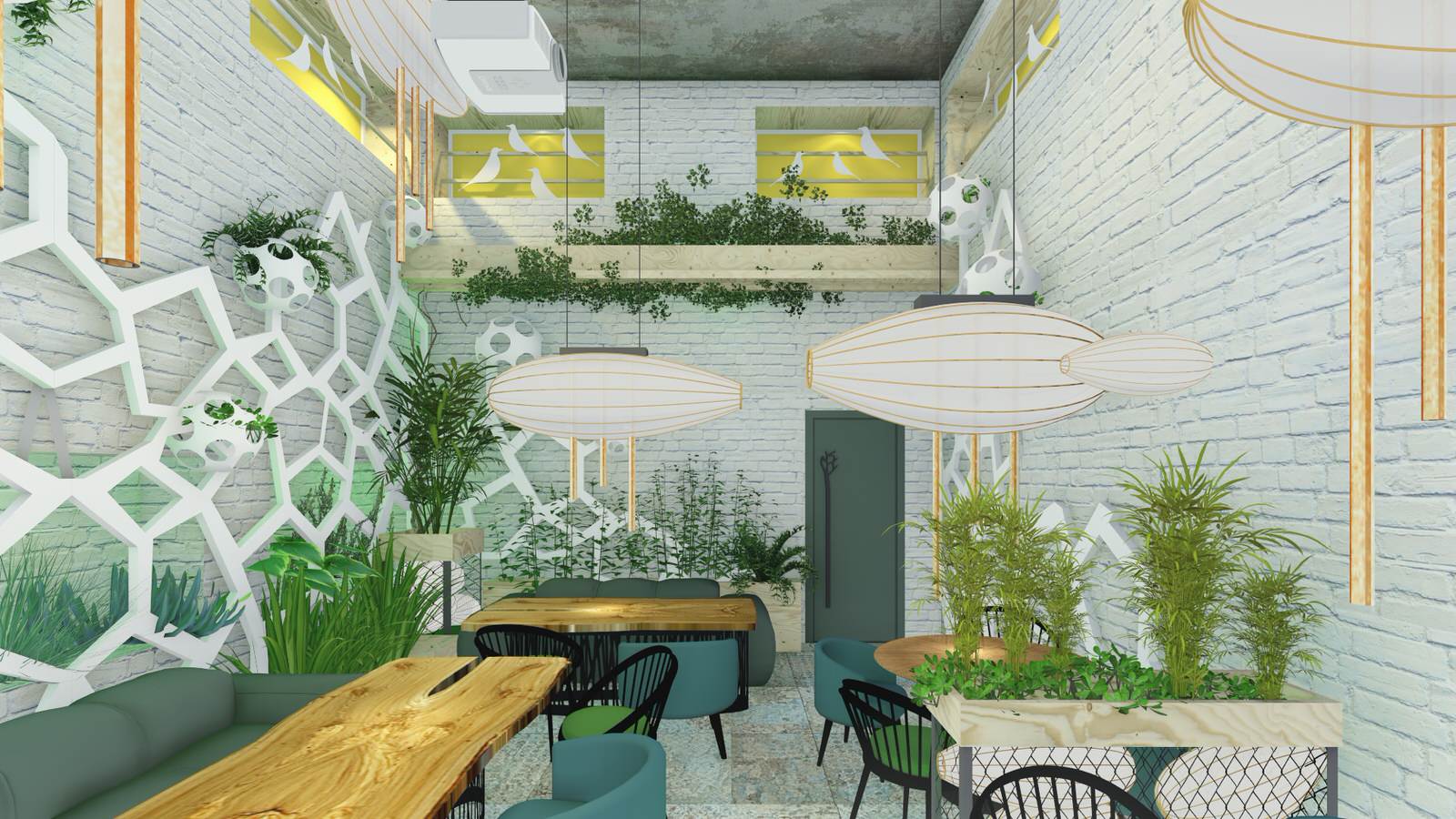 Обложка проекта: кафе для космодрома от Анны Шац