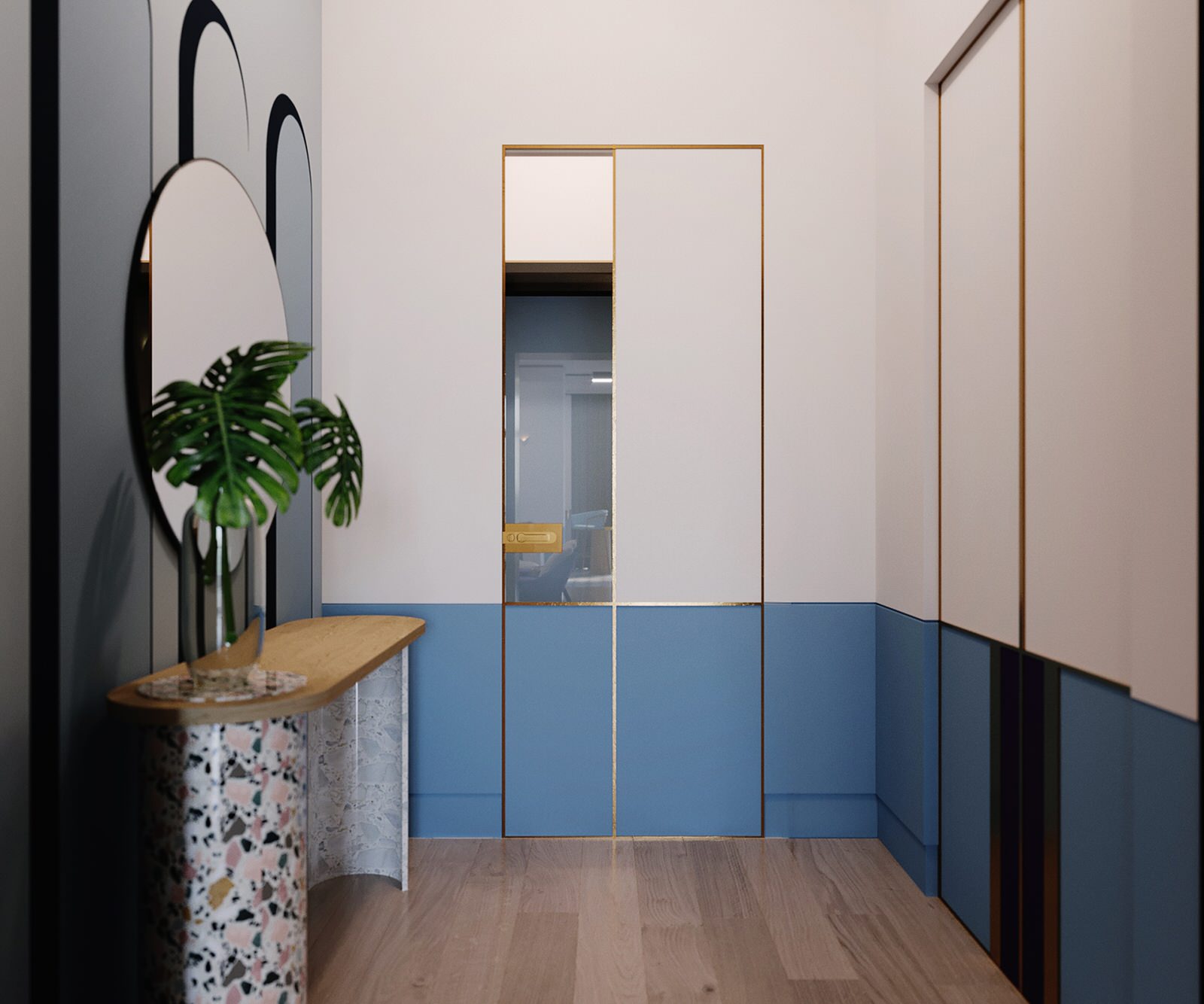 Коридор. Таунхаус в ЖК "Парк Авеню"