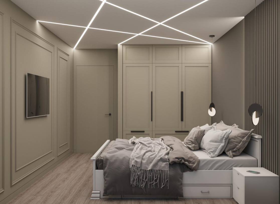 Дизайн-проект 2х комнатной квартиры город Краснодар