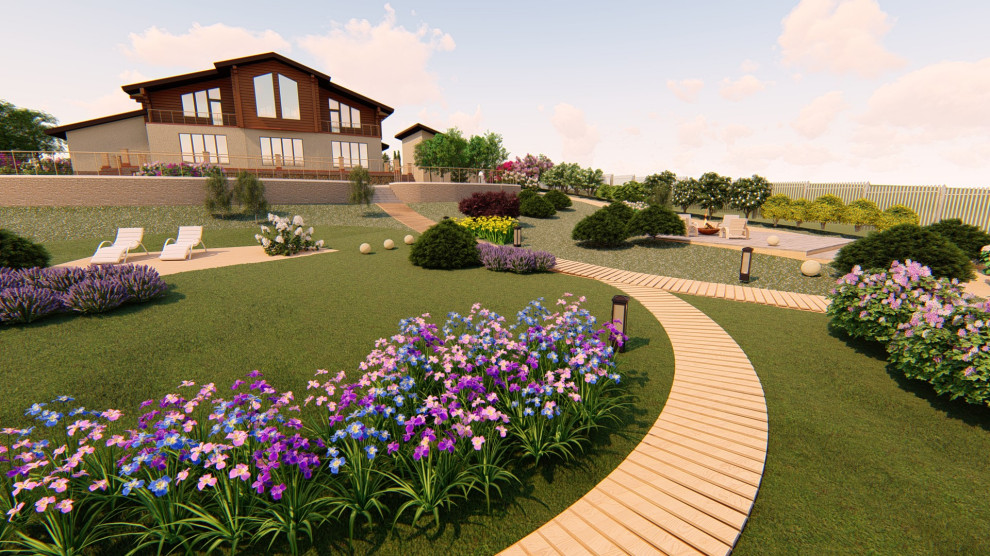 Проект ландшафтного благоустройства в посёлке Ушаково