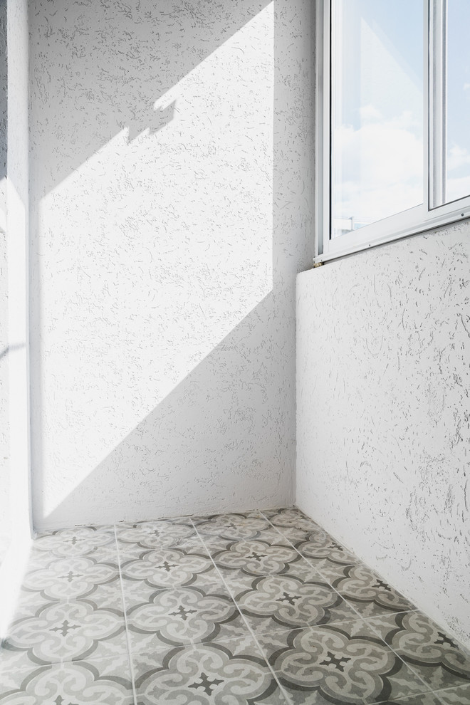 Нежная брежневка с объединением кухни с гостиной