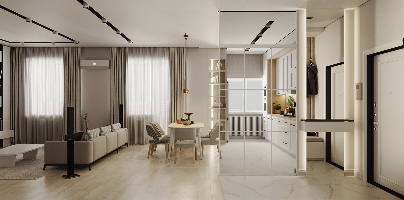 Квартира для молодой девушки с ребенком