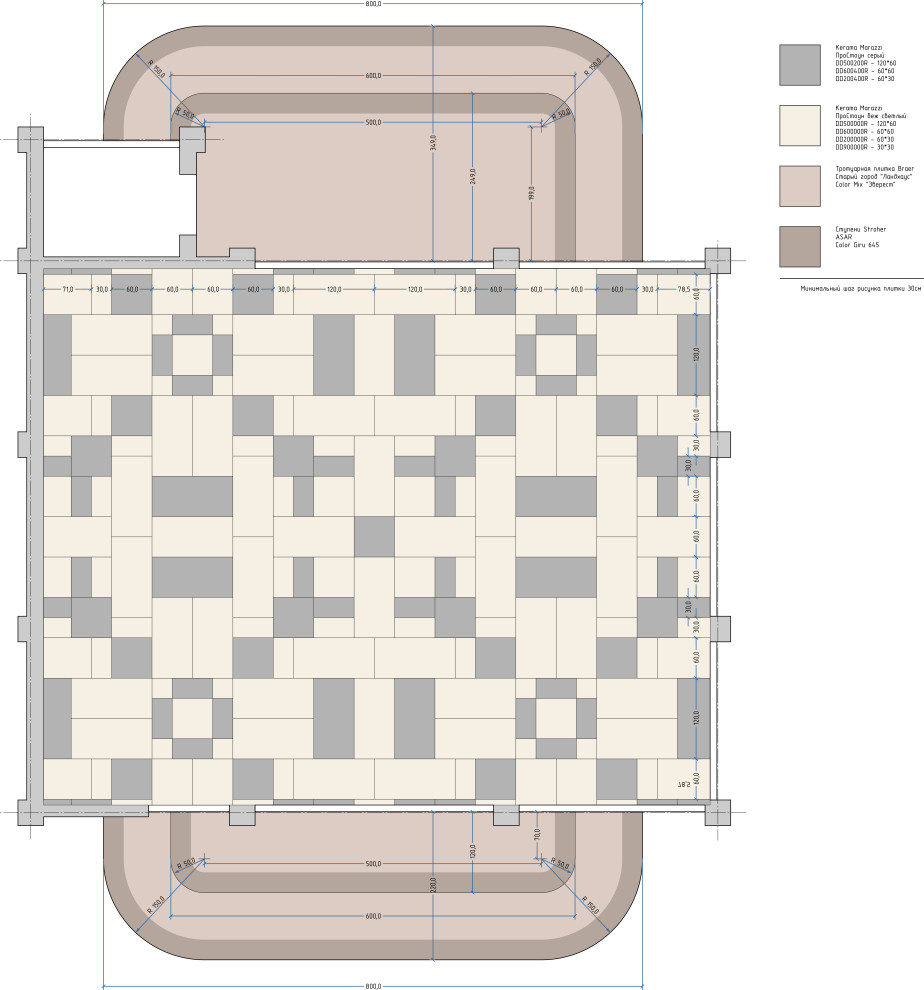 Landscape design of the territory (Moscow region 2022)