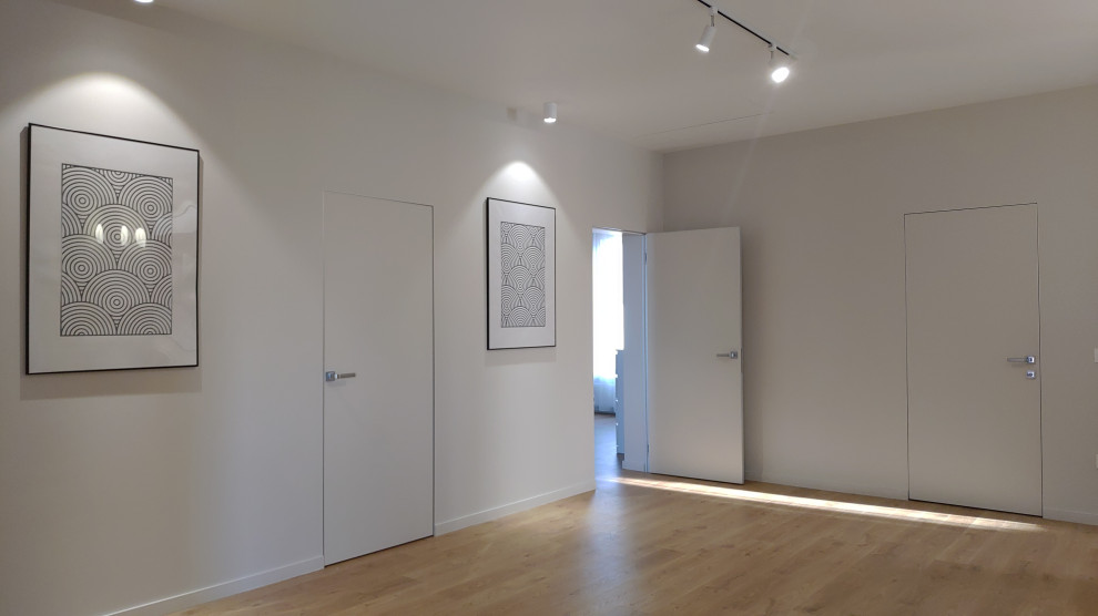 Частный дом в Нижней Гостагайке в светлом минималистичном стиле