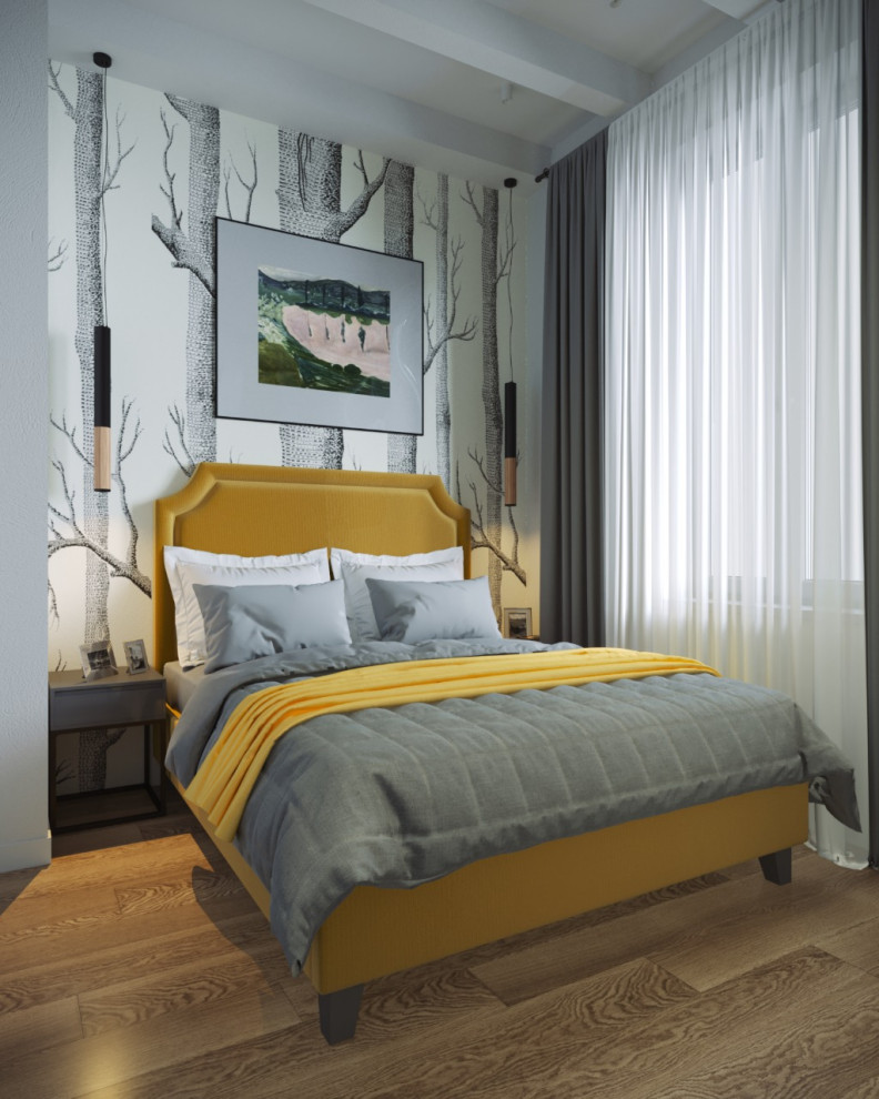 Сталинка с горчичным потолком