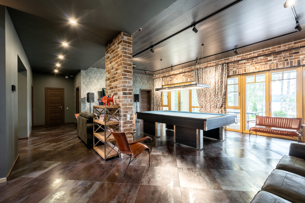 Цокольный этаж в загородном доме