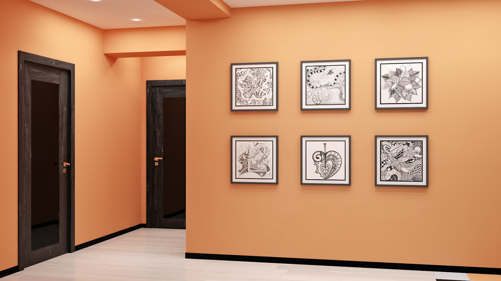 Квартира в палитре "Гауди"