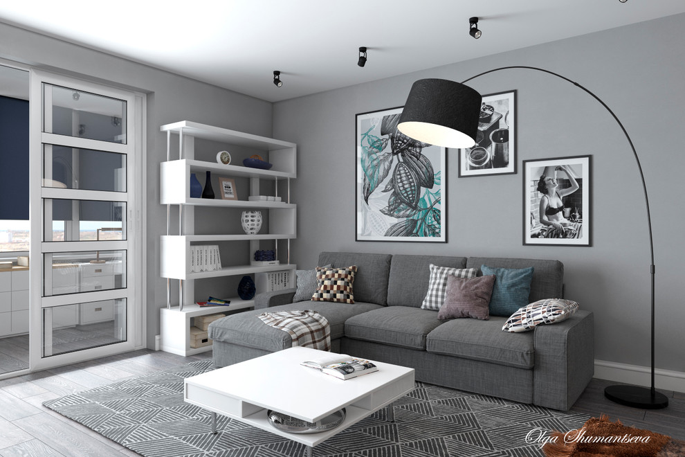 Квартира-студия в скандинавском стиле