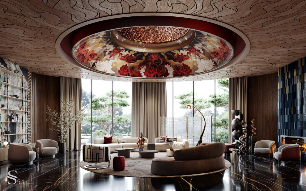 Обложка проекта: Проект виллы с расписанным куполом в Гоа, Индии