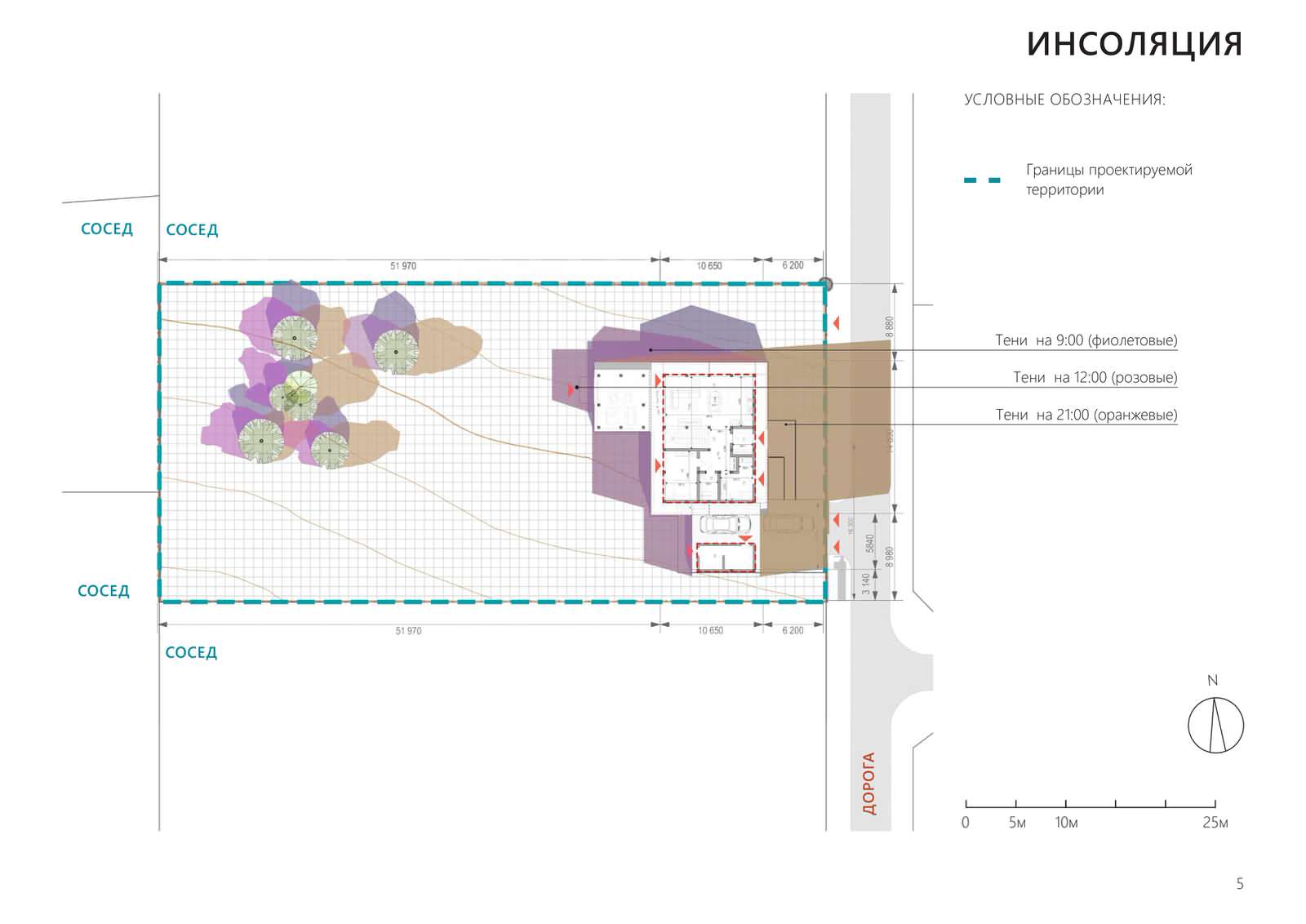 Проект частного сада Комарово