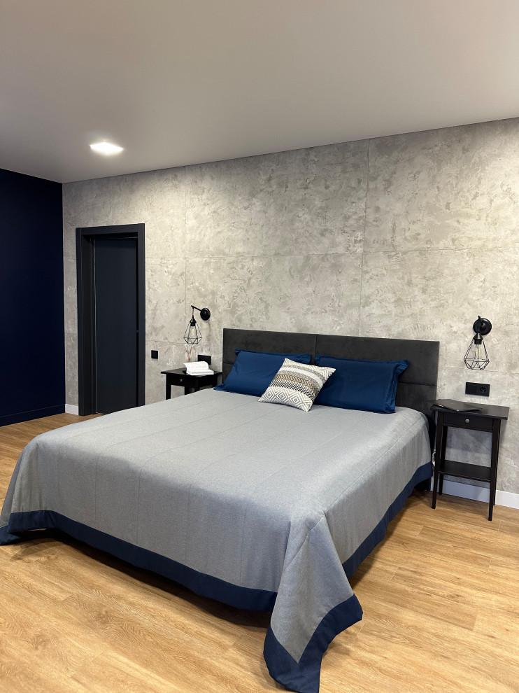 Дизайн-проект в современном стиле, с элементами лофта