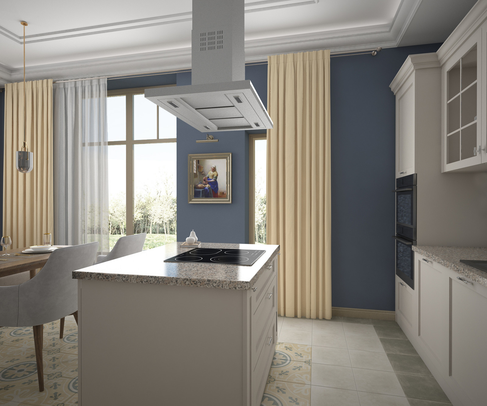 Обложка проекта: Дом с классическими элементами