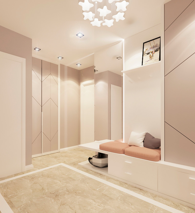 Дизайн интерьера трехкомнатной квартиры по ул. Восточной.