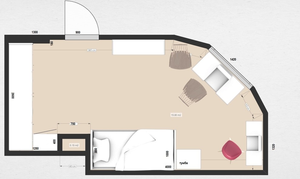 Детская 15 кв.м.