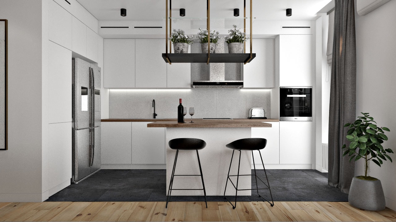 ЖК Spires, 3 комнаты, 81м²