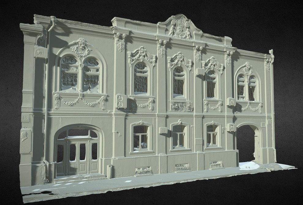 Обмер фасада памятника архитектуры