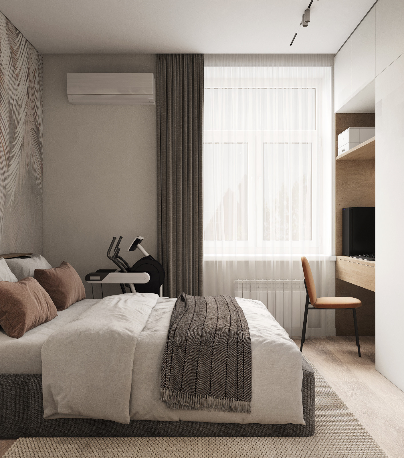 Гостиная-спальня 22 кв.м.