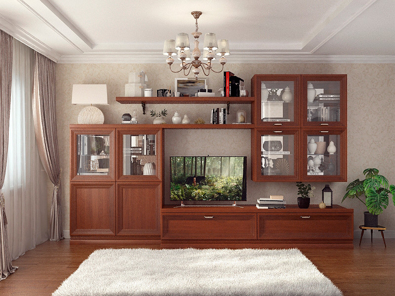 зал в классическом стиле