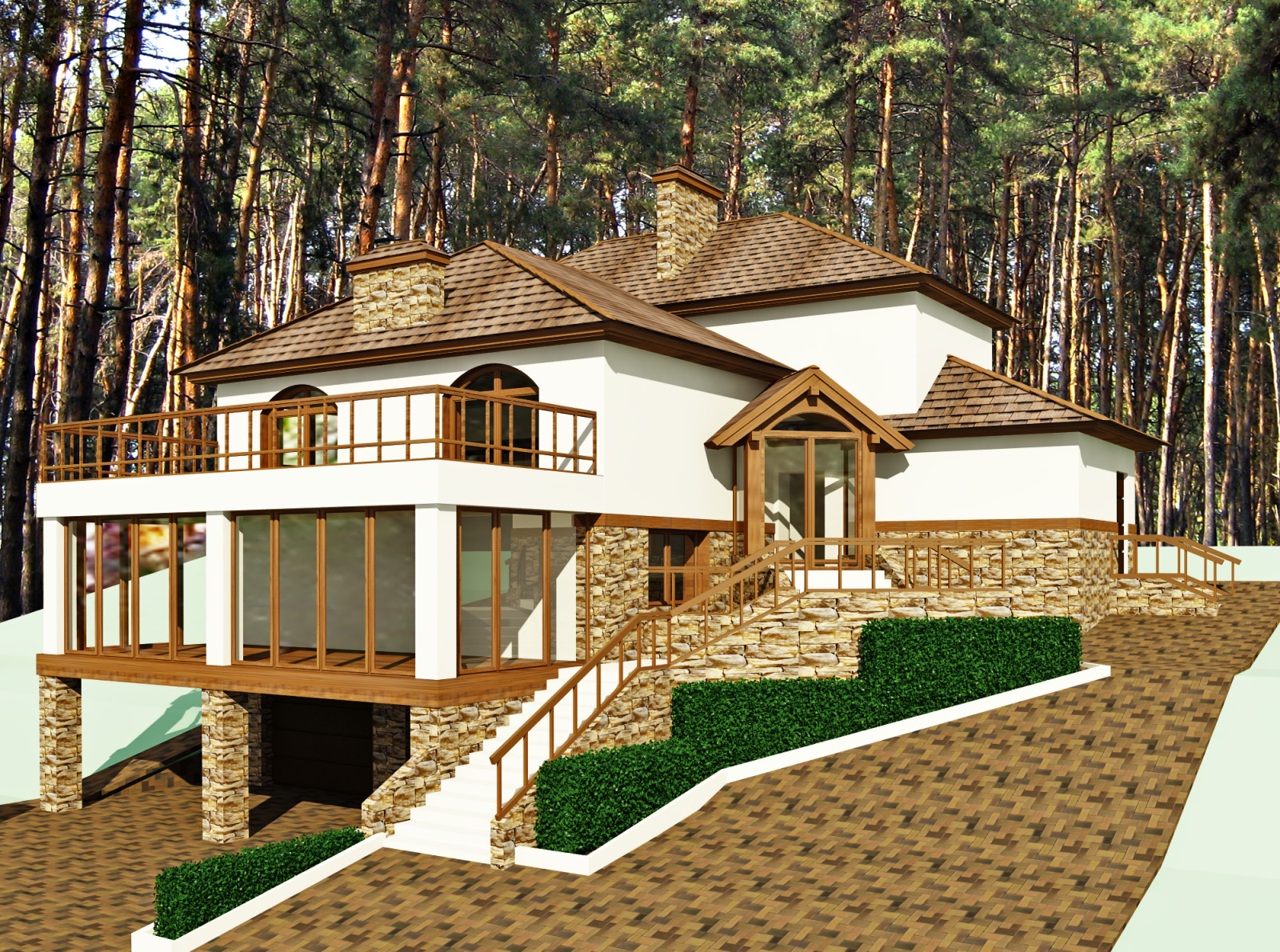 Обложка проекта: коттедж в Алуште