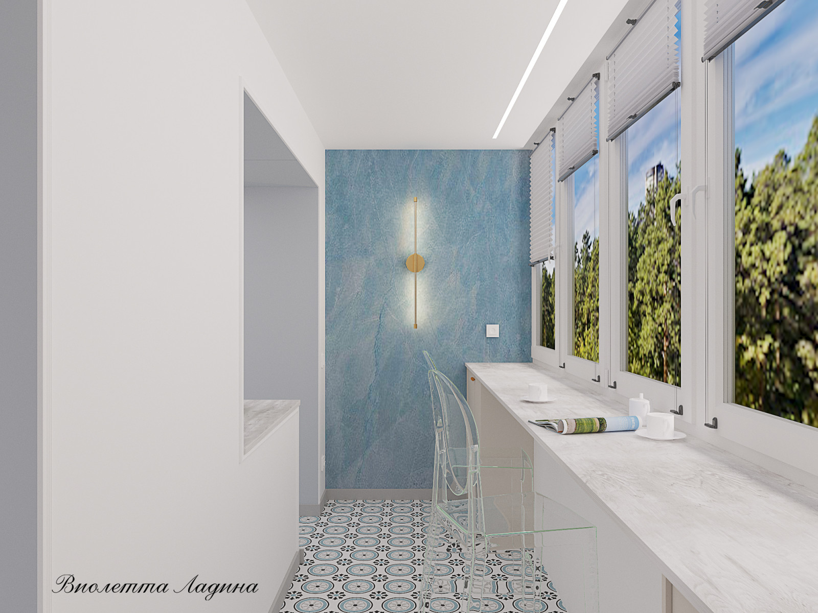 Квартира  в светлых тонах.. Двушка.