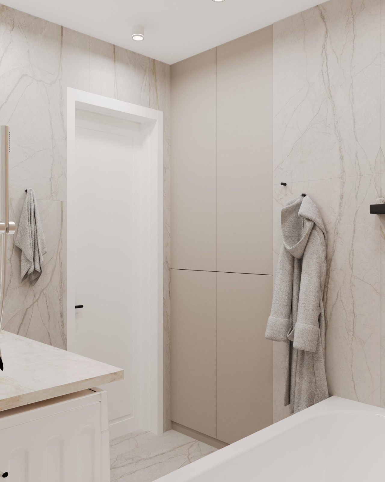 Квартира 54м2 в Анапе в стиле минимализм