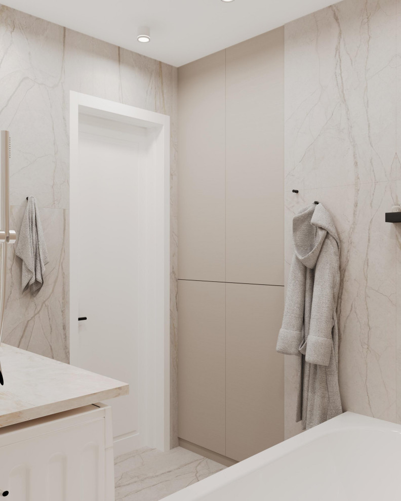 Квартира 54м2 в Анапе в стиле минимализм