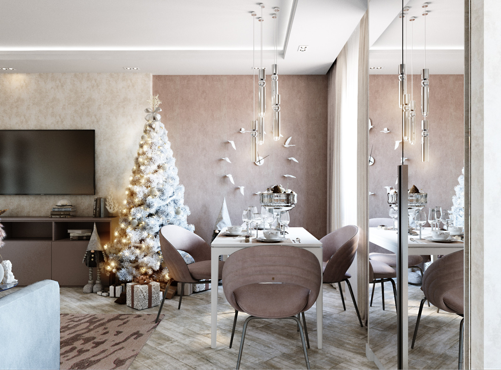 Гостиная в современном стиле