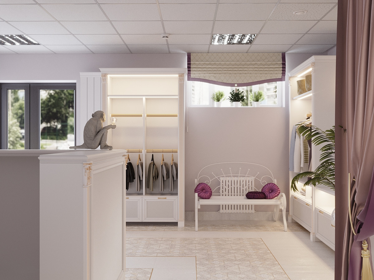 Магазин детской одежды в классическом стиле